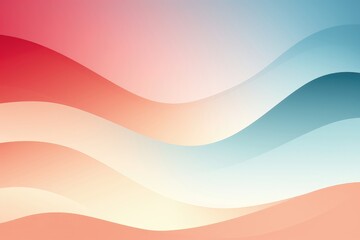 Wall Mural - a seamless color gradient captures the rhythmic patterns of waves, creating an abstract background t