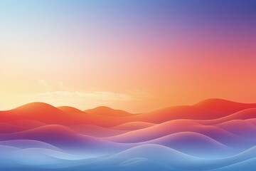 Wall Mural - in a visually dynamic composition, a seamless color gradient captures the essence of ocean waves. il