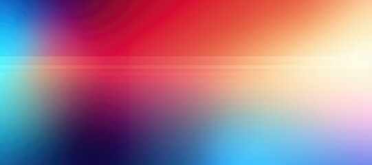 Wall Mural - in a wide-format composition, a seamless color gradient forms a visually captivating abstract backgr