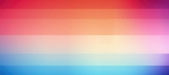 Wall Mural - in a wide-format composition, a seamless color gradient combines with horizontal stripes, forming a 