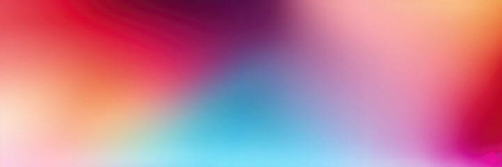 Wall Mural - in a wide-format presentation, a seamless color gradient contributes to the creation of a visually c
