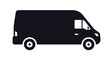Van transport delivery transporter vector icon