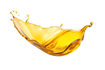 Wall Mural - yellow oil splash