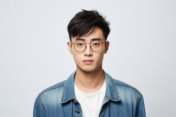 Wall Mural - Generative AI picture of attractive confident young man nice fashion model appearance