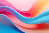 Fototapeta Kuchnia - Abstract 3D Colorful Liquid Wave Background