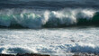 © Travel 'n' Lifestyle - View of big waves and rough sea at Cape of Good Hope peninsula, Western Cape, Cape Peninsula, South Africa.