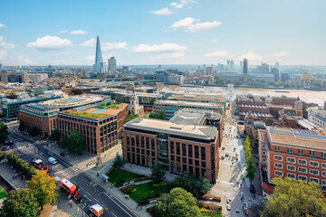 Wall Mural - The City of London with The Shard Tower 