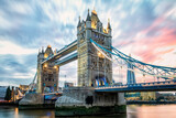Fototapeta Londyn - Tower Bridge in London City