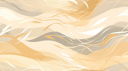 Wall Mural - Sea, sand and beach abstract background, seamless organic backdrop pattern in neutral colors