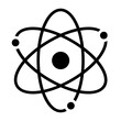 Particle, element, nucleus, atomic unit, fundamental particle icon and easy to edit.