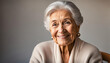 © cobaltstock - Beautiful elderly woman portrait with copy space