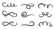© calvinda - Calligraphic swirl flourish