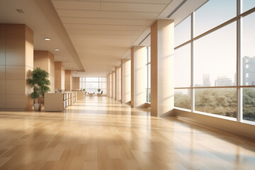 Wall Mural - spacious lobby of the business center