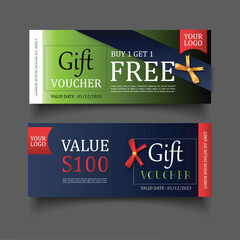 Wall Mural - Gif voucher vector background for banner