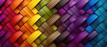  A Multicolored Abstract Background With A Diagonal Pattern In The Middle Of The Image And The Colors Of The Rainbow In The Middle Of The Image.