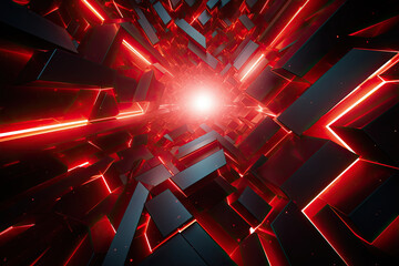 red black futuristic abstract geometric-shaped background graphic, wallpaper, contemporary, beautiful, modern, 3d textured backdrop, 