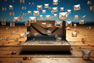 Aufkleber - Sending emails in high volume can be delivered right in the prospects inbox.