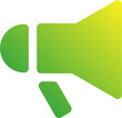 Lime Megaphone Icon