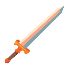 Wall Mural - video game item medieval sword