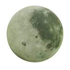 Wall Mural - full moon on transparent,background