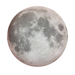 full moon on transparent,background