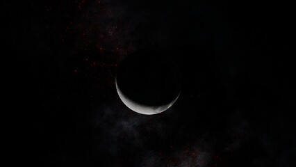 Wall Mural - half moon close up