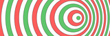 Fototapeta Boho - Christmas cartoon style background. Vector abstract swirl, vortex backdrop. Candy cane, lollipop pattern. Long horizontal banner.