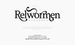 Relwomen premium luxury elegant alphabet letters and numbers. Elegant wedding typography classic serif font decorative vintage retro. Creative vector illustration