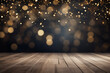 © jatuporn_apple - modern christmas glittering background with bokeh and star