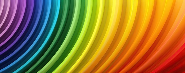 Poster - abstract rainbow background