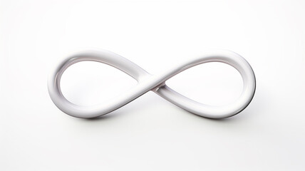 Wall Mural - glowing infinity symbol isolated sign on the background