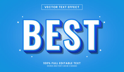 Wall Mural - Design editable text effect, Best 3d bold vector illustration