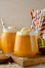 Canvas Print - Pumpkin smoothie