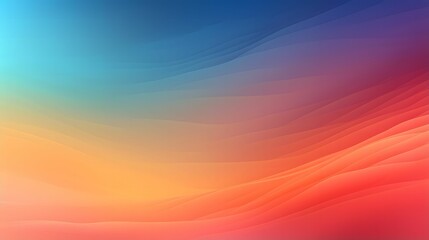 Poster -  color gradient wave background .