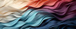 Colorful silky wavy fabric background Facebook banner wallpaper 