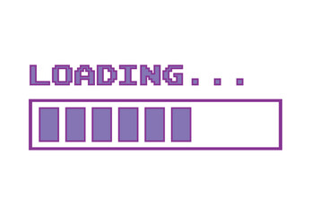 Poster - Loading icon in y2k style. Old computer aesthetics. Vector illustration