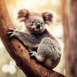 koala in a tree in the jungle