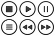 플레이어 버튼 아이콘 Player Button icons