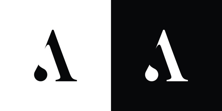 letter a monogram vector logo design