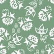 Stylish seamless digital graphic pattern for covers, wallpapers, prints, prints on a green background.