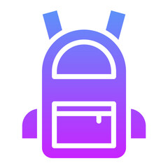 Wall Mural - Backpack Icon