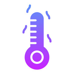 Canvas Print - Thermometer Icon