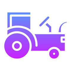 Canvas Print - Tractor Icon