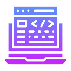 Sticker - Script Icon