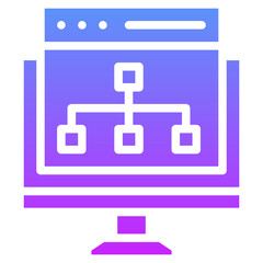 Wall Mural - Website Structure Icon