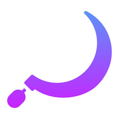 Sticker - Sickle Icon