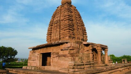 Wall Mural - Ancient Galaganatha temple(Unesco world heritage site) at Pattadakal,Karnataka,India. 