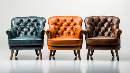 classic vintage leather armchair