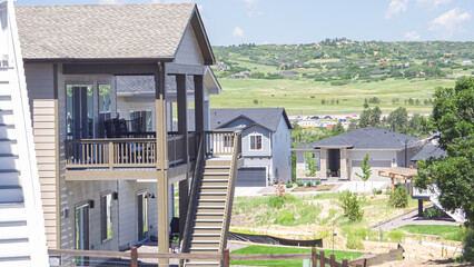 Poster - Newly Built Homes in Castle Rock, Summer View