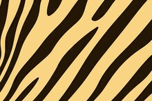 Zebra Skin Pattern. Stylish Wild Animal Print Background For Fabric, Textile, Paper, Design, Banner, Wallpaper